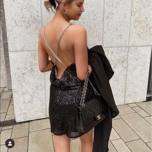 NWT Zara Sequin Mini Dress Limited Edition, Medium